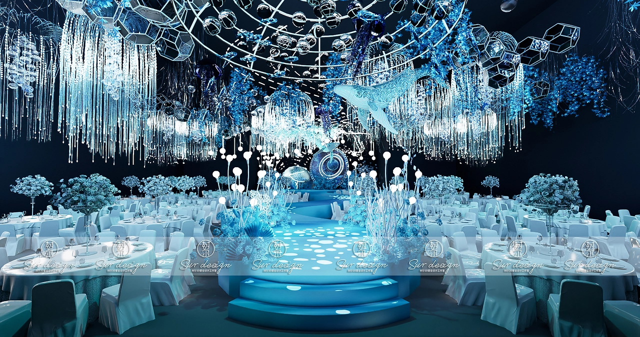 The integration of mobile moving head lights and DJ performances